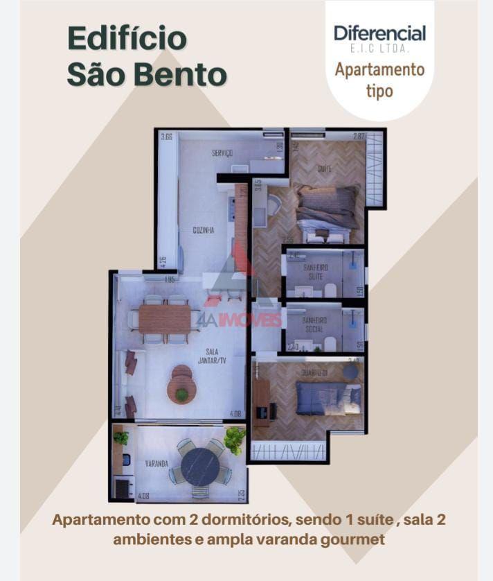 Apartamento de 2 quartos, 80m² no bairro São Mateus, em Juiz de Fora | Eu Corretor