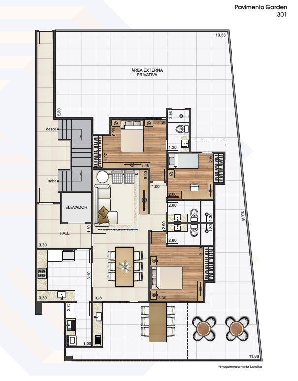 Apartamento de 3 quartos, 141m² no bairro Jardim Glória, em Juiz de Fora | Eu Corretor