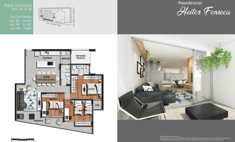 Cobertura de 4 quartos, 212m² no bairro Santa Helena, em Juiz de Fora | Eu Corretor