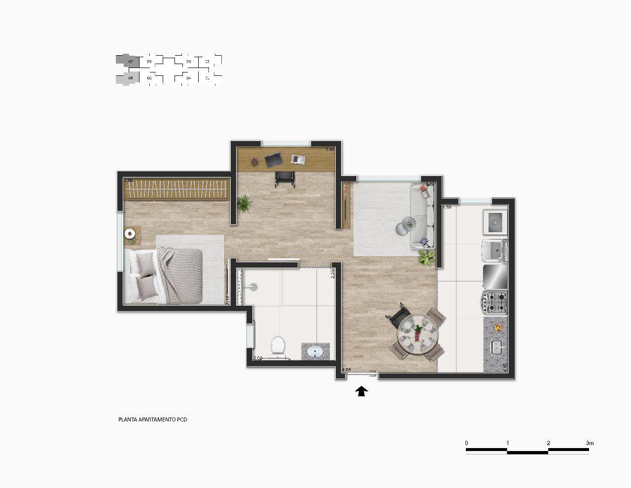 Apartamento, 2 quartos, 64 m² - Foto 10