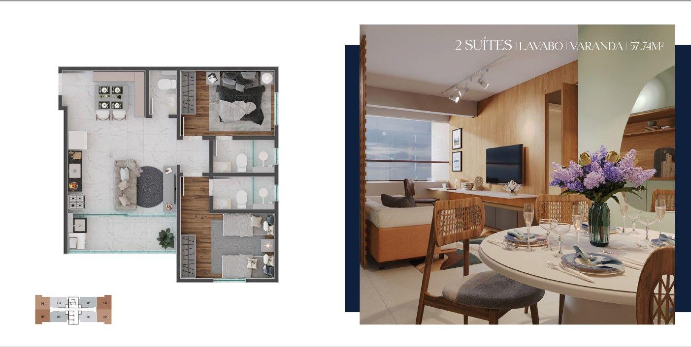 Apartamento, 2 quartos, 55 m² - Foto 49