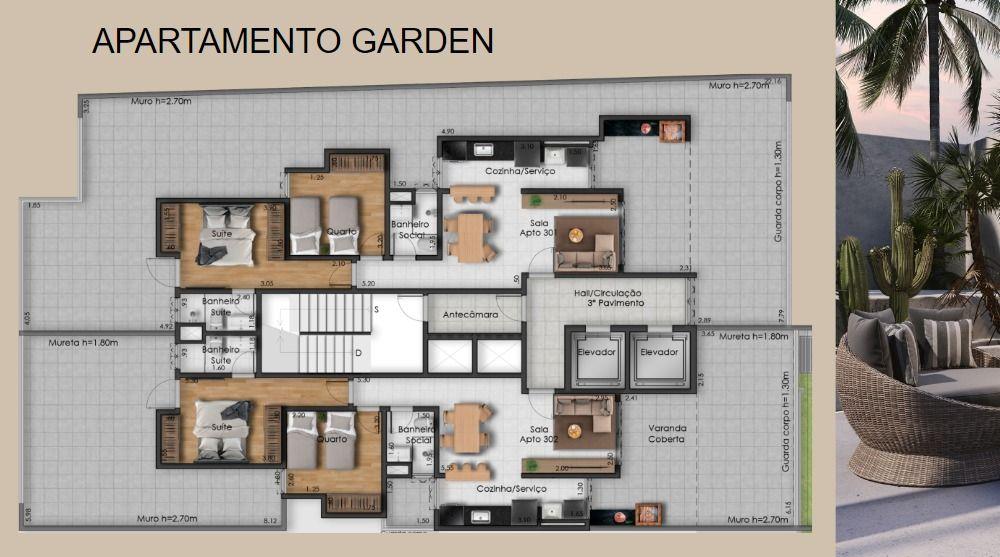 Apartamento, 2 quartos, 133 m² - Foto 2