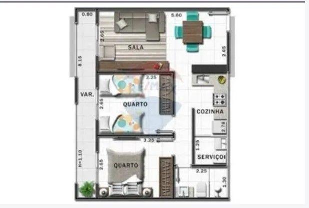 Apartamento, 2 quartos, 53 m² - Foto 8